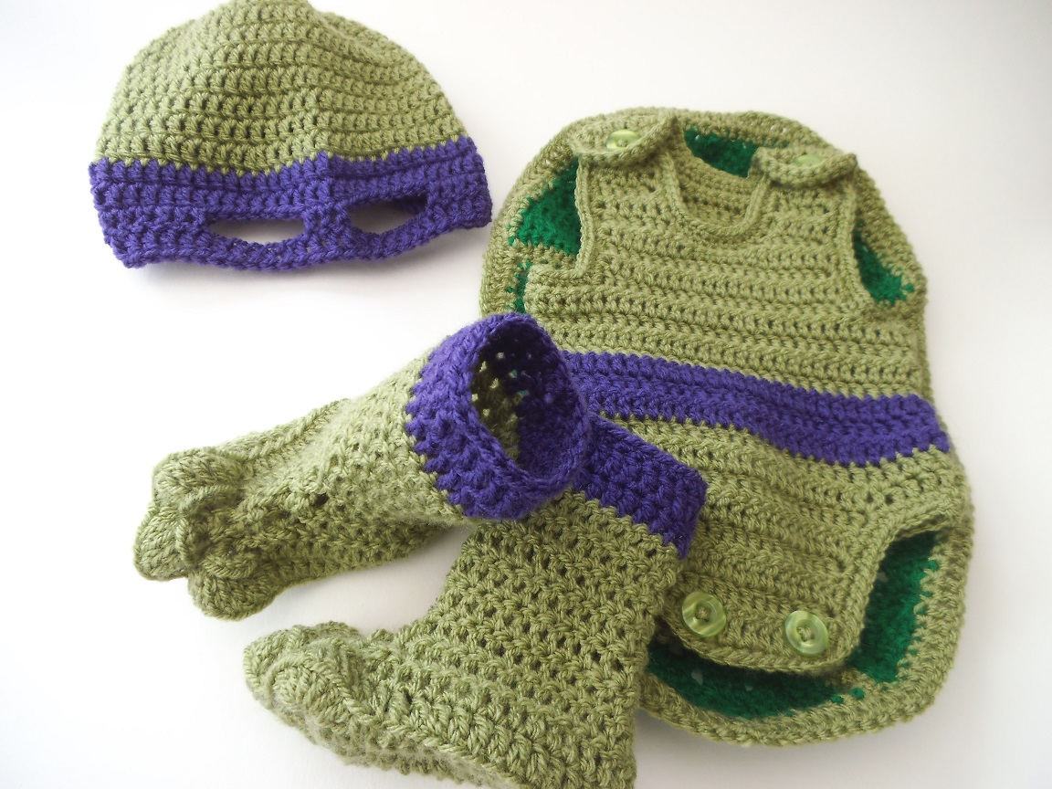 Teenage Mutant Ninja Turtle Baby Outfit crochet pattern ...