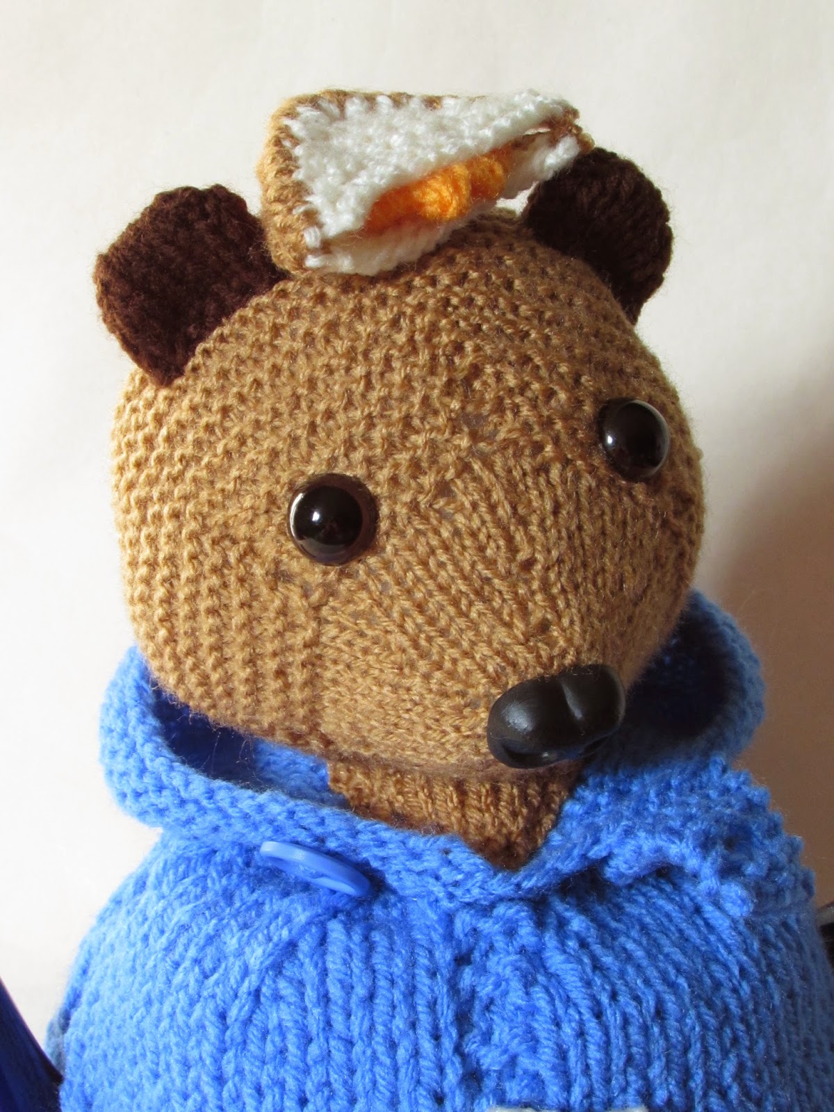 Paddington Bear tea cosy knitting pattern for sale from TeaCosyFolk