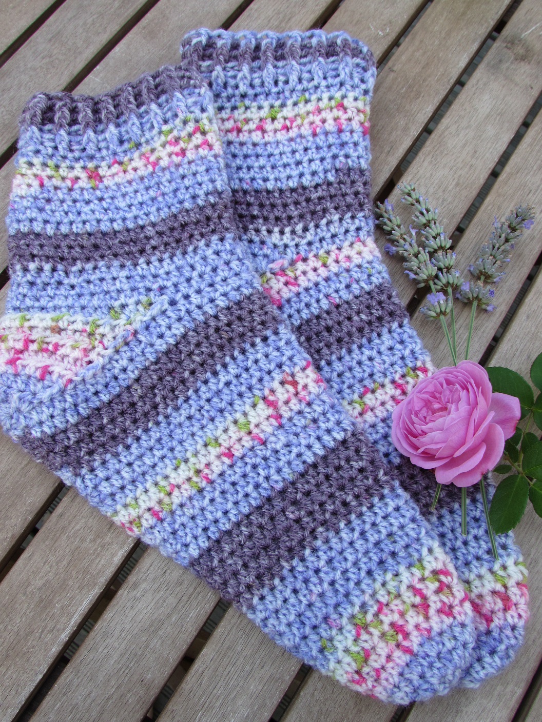 Quick & Easy Toe Up Sock Crochet Pattern