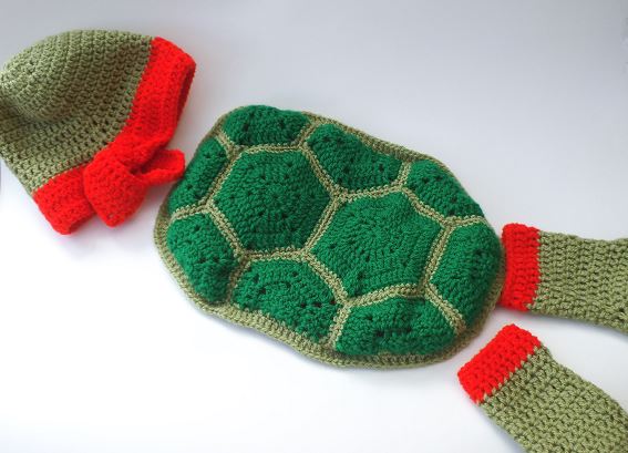 Teenage Mutant Ninja Turtle Baby Outfit crochet pattern ...