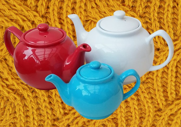 Consider the Teapot Size, three teapots of assorted sizes