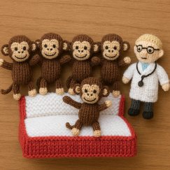 Five Little Monkeys Jumping on the Bed Characters