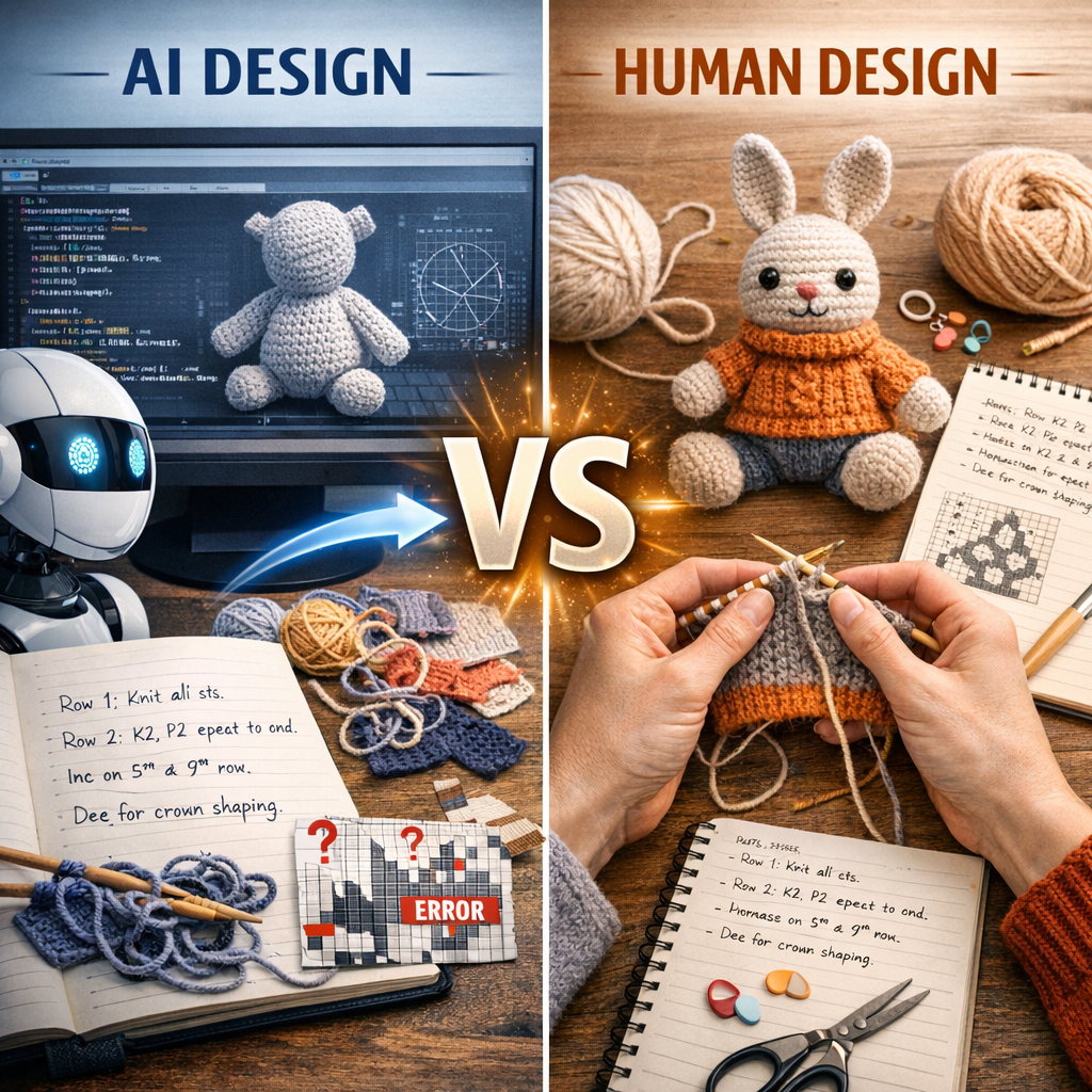 Can AI Design a Knitting Pattern