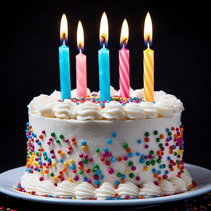 Happy Birthday Cake Chocolate Orange Cosy Design