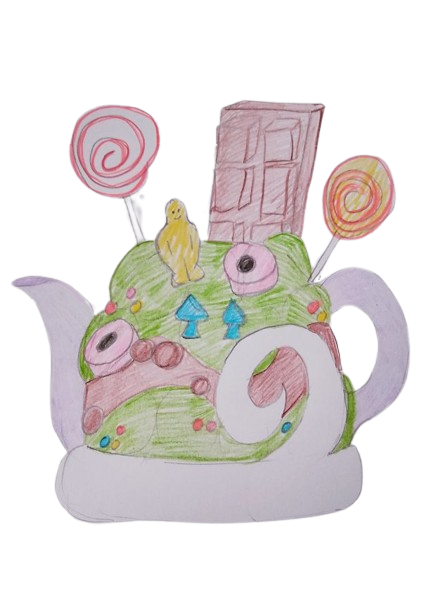 TeaCosyFolks Candy Wonderland Tea Cosy Design Sketch