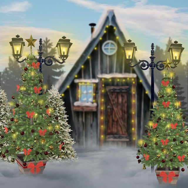 Christmas Victorian Street Lamp Decoration