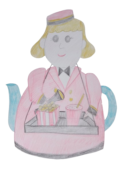 Cinema Usherette Tea Cosy Design