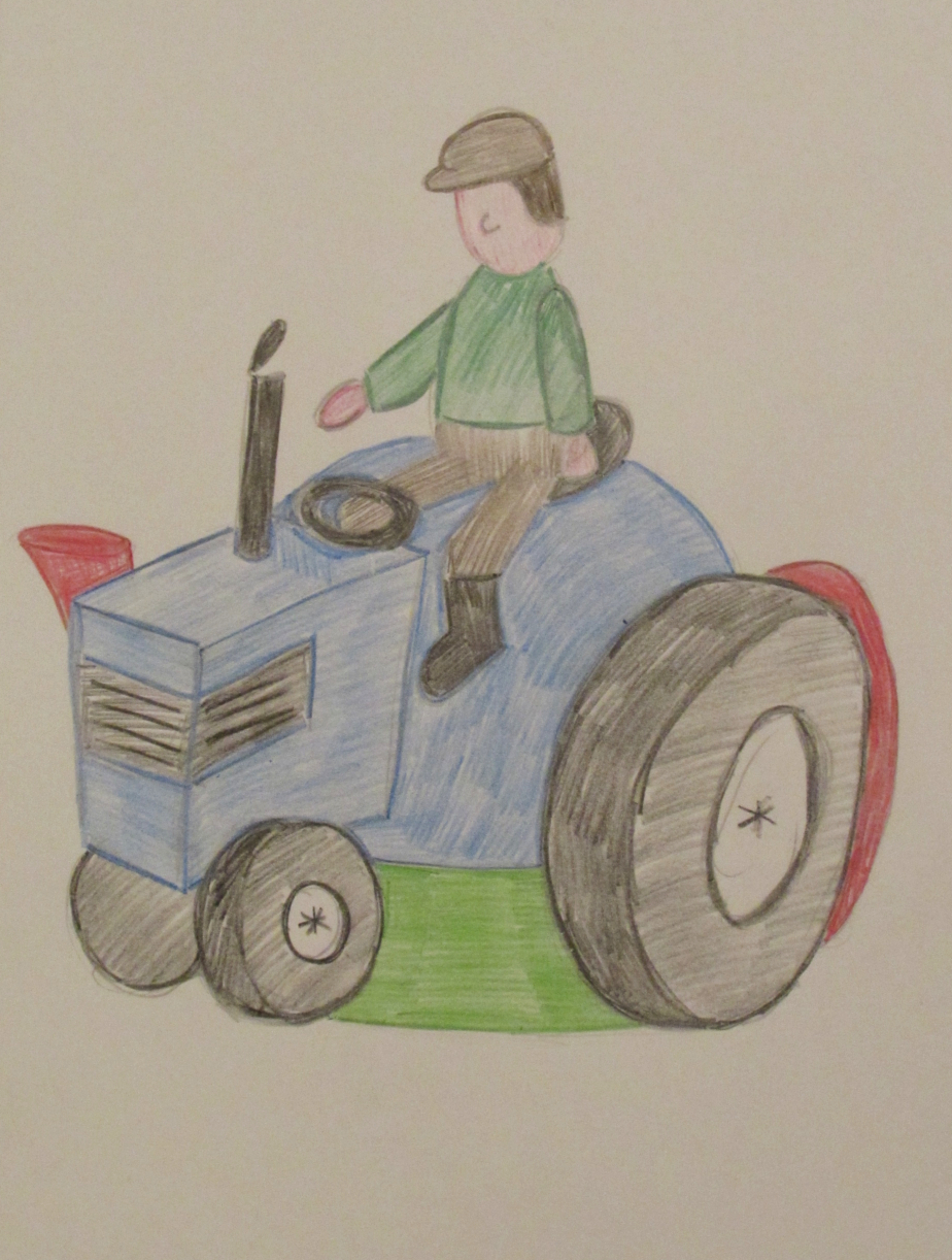 Tractor Tea Cosy with Farmer