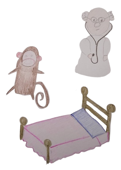 Five Little Monkeys Jumping on the Bed Knitting Pattern Characters