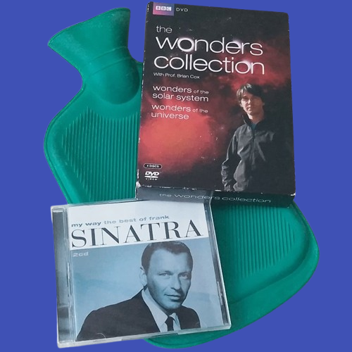 Fly Me to the Moon Hot Water Bottle Cover Knitting Pattern Sketch