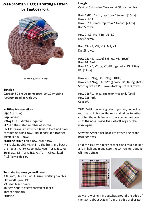 A free pattern shows you whether the instructions are clear - test the designer