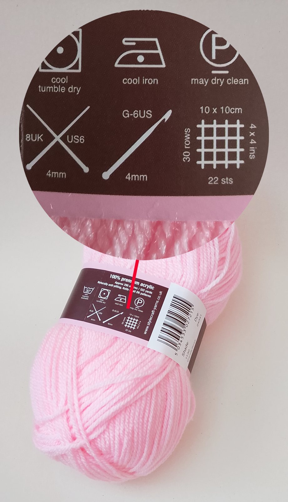 Reading the yarn band information