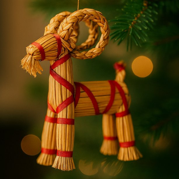 Yule Goat Tea Cosy Julbock knitting design