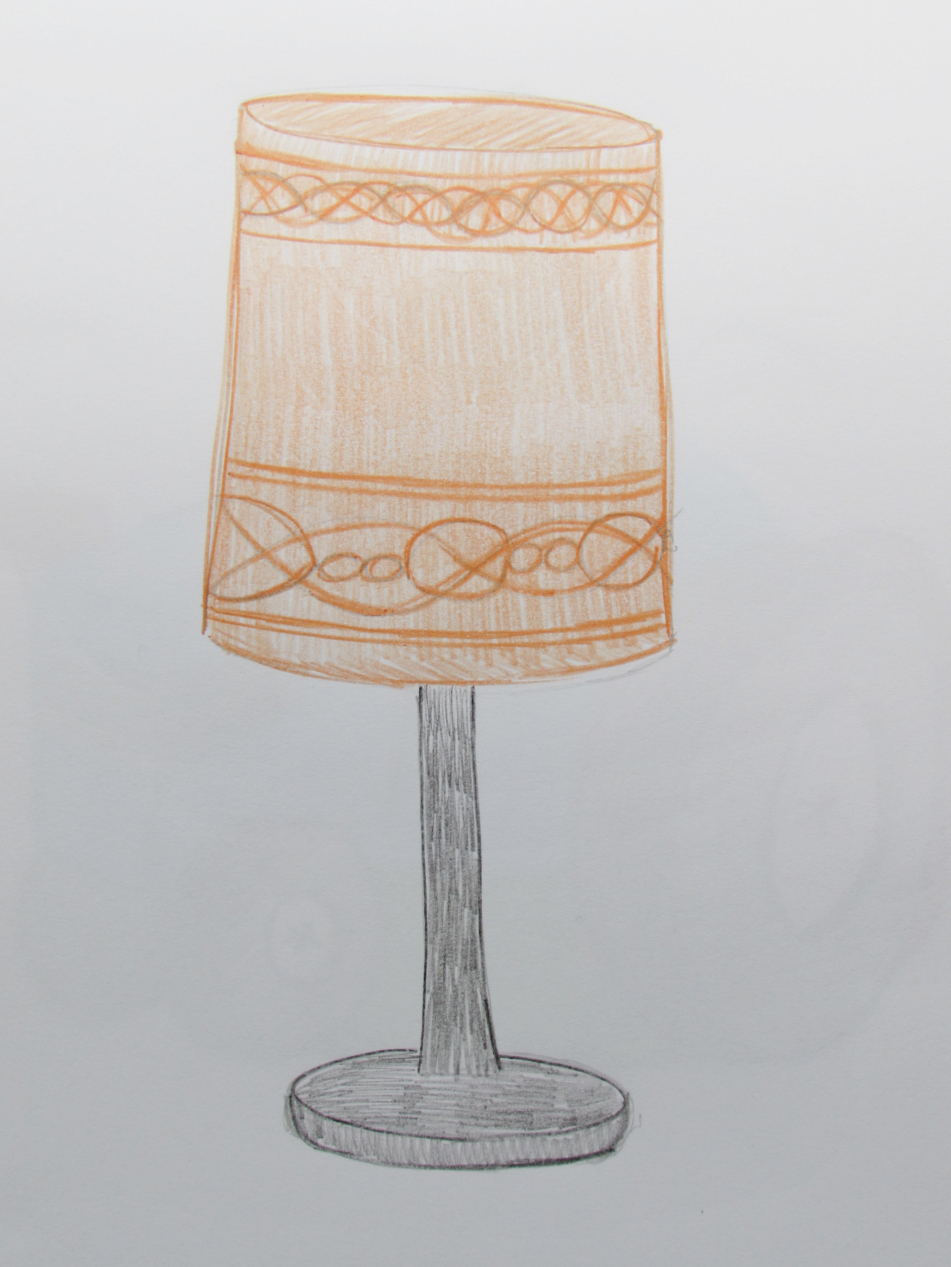 Knitted Cable Lampshade