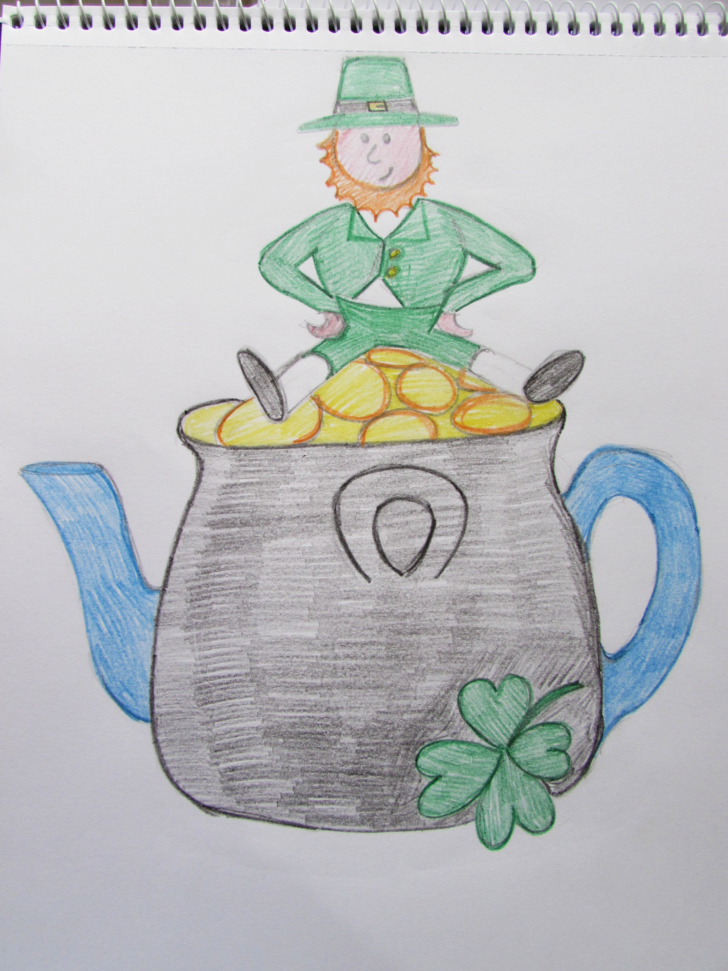 Leprechaun tea cosy