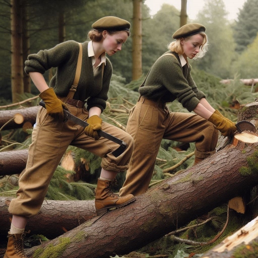 World War II Lumber Jill Tea Cosy