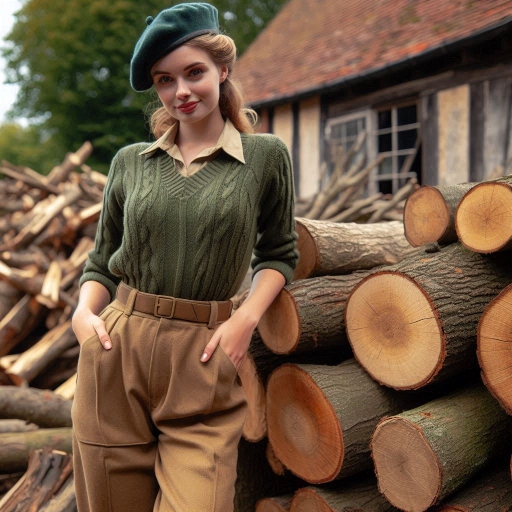 World War II Lumber Jill Tea Cosy