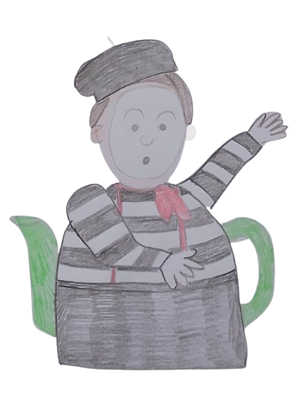 TeaCosyFolk Mime Tea Cosy design