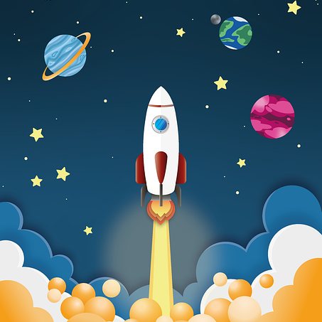 Fly Me to the Moon Hot Water Bottle Cover Knitting Pattern Sketch