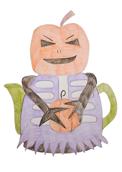 Spooky Pumpkin Tea Cosy for Halloween Knitters