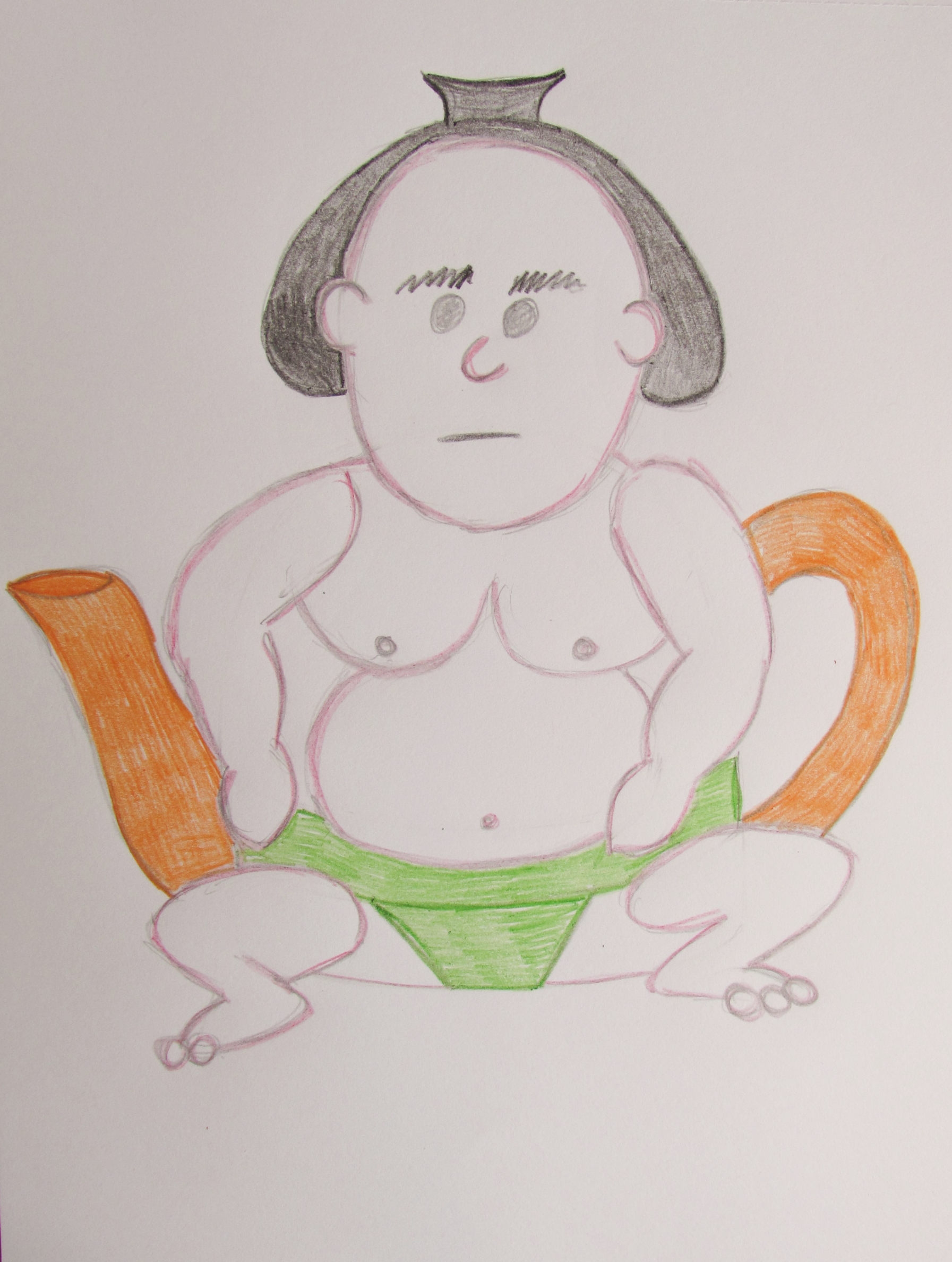 Sumo Wrestler Tea Cosy