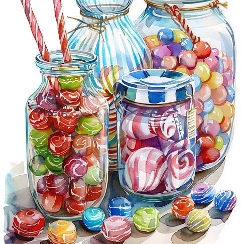 Candy Wonderland Tea Cosy Design Sketch from TeaCosyFolk