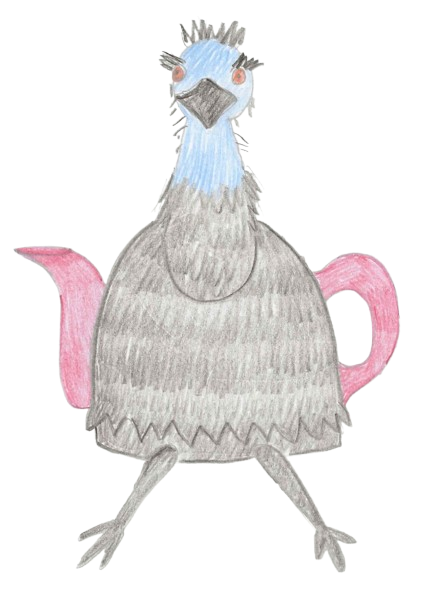 TeaCosyFolk's Emu Tea Cosy Design Sketch