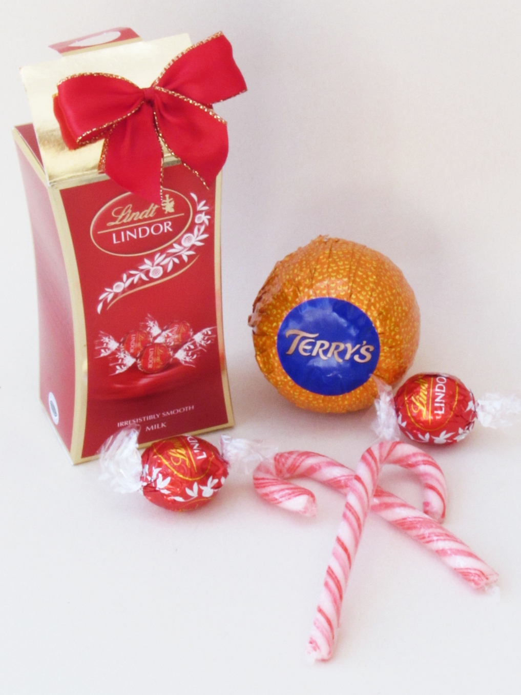 Terry’s Chocolate Orange, Lindor and Candy Canes