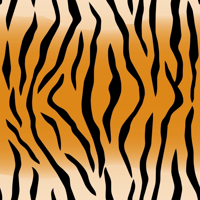 Tiger skin inspired tea cosy with tiger print