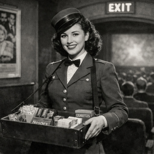Cinema Usherette Tea Cosy Design