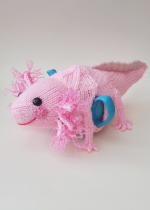 Axolotl tea cosy