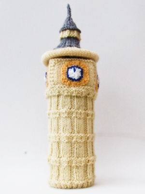 Big Ben Wine Bottle Cover tea cosy