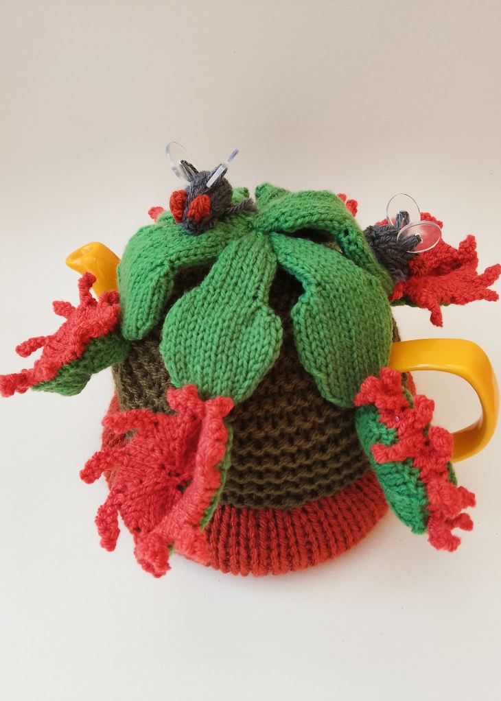 The tea cosy that looks like a venus flytrap, looks amazing and makes a better cup of tea