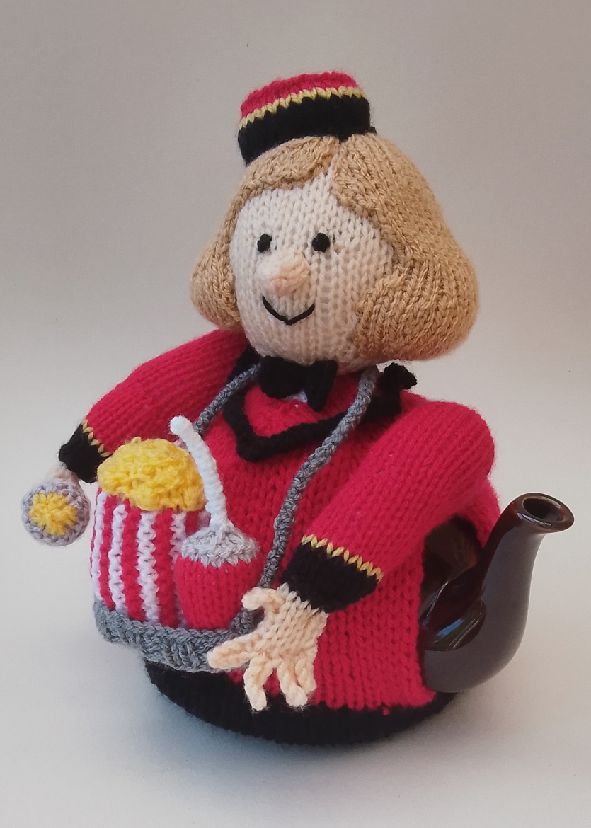 cinema usherette tea cosy