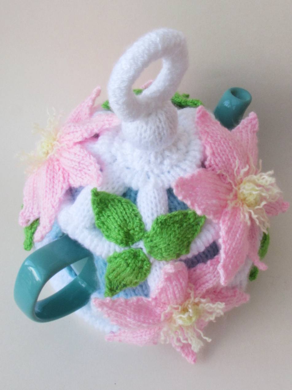 Floral Clematis Birdcage  knitting pattern