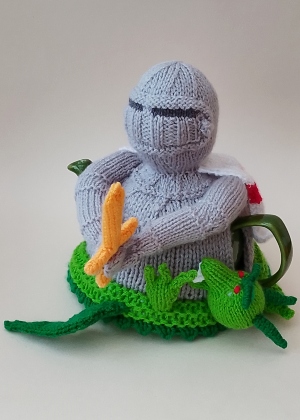 George and the Dragon tea cosy