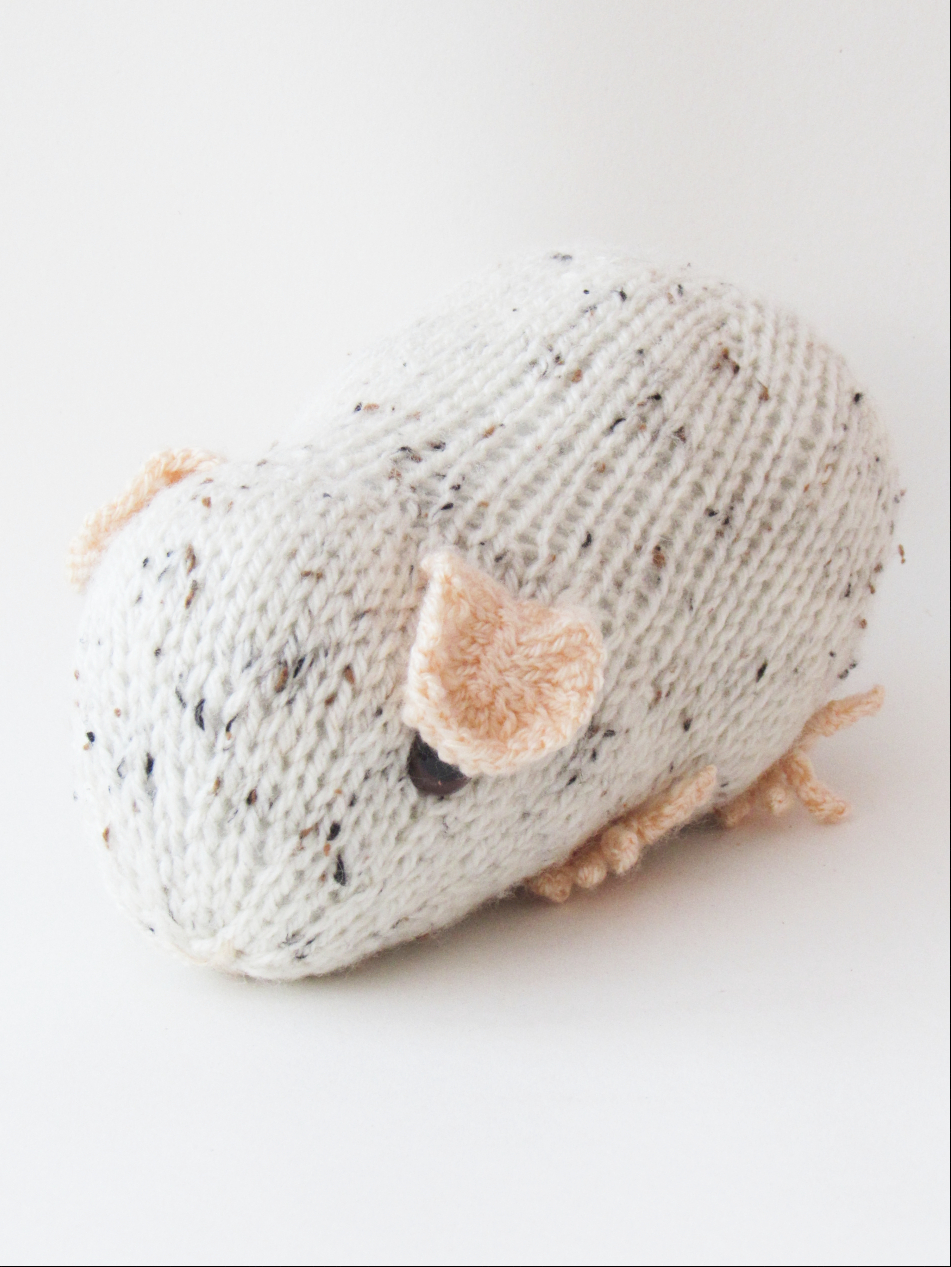 Guinea Pig Toy Knitting Pattern