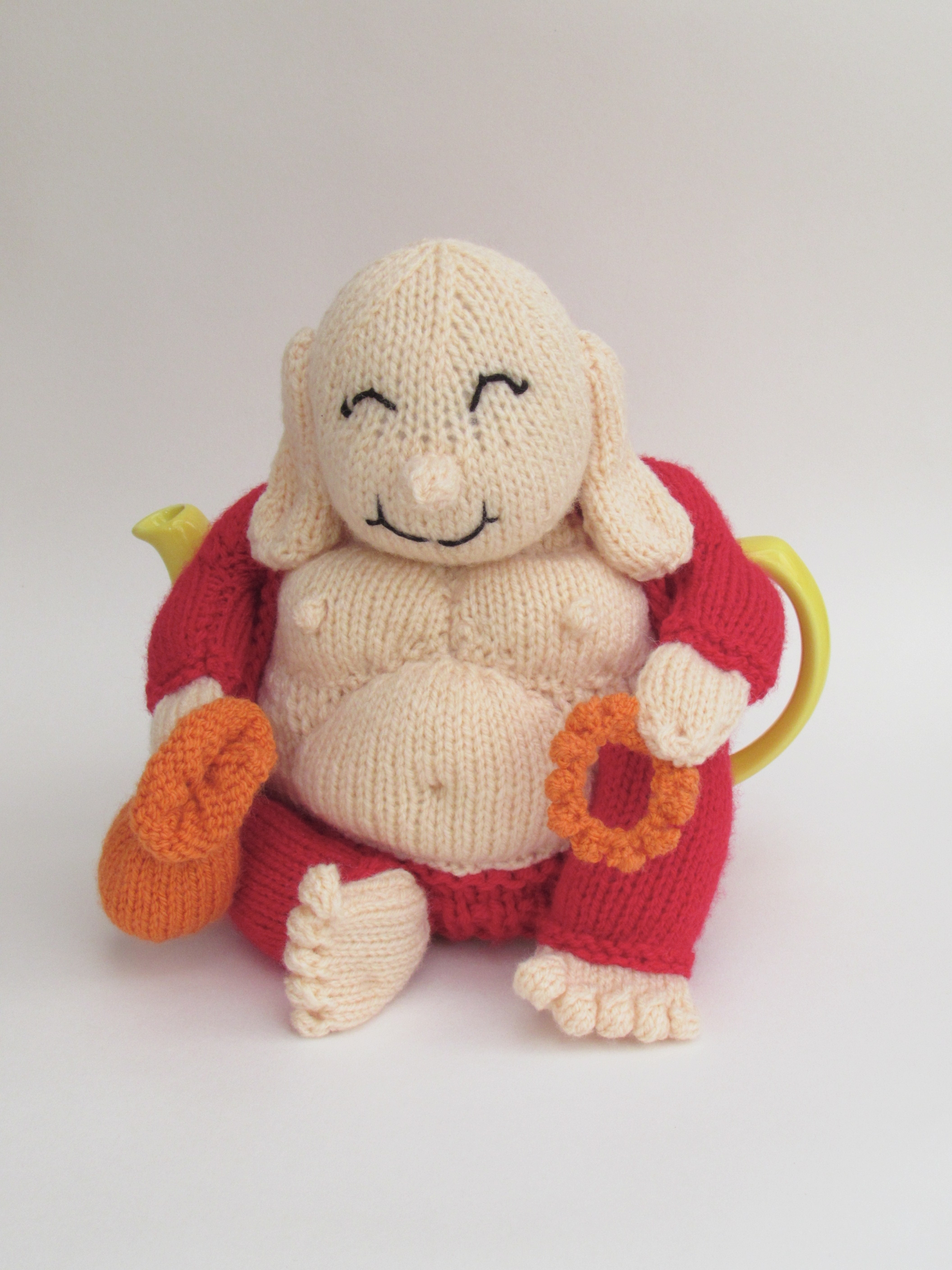 Happy Buddha knitting pattern