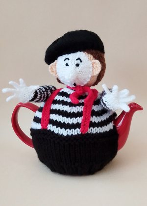 Mime Artist tea cosy