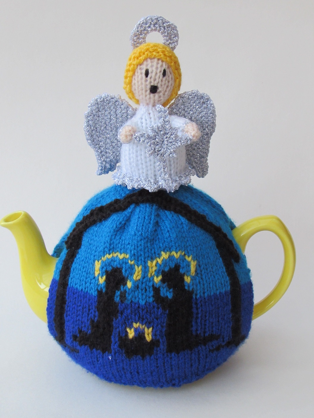 Holy Night Nativity tea cosy