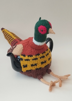 Pheasant tea cosy