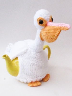 Pelican tea cosy