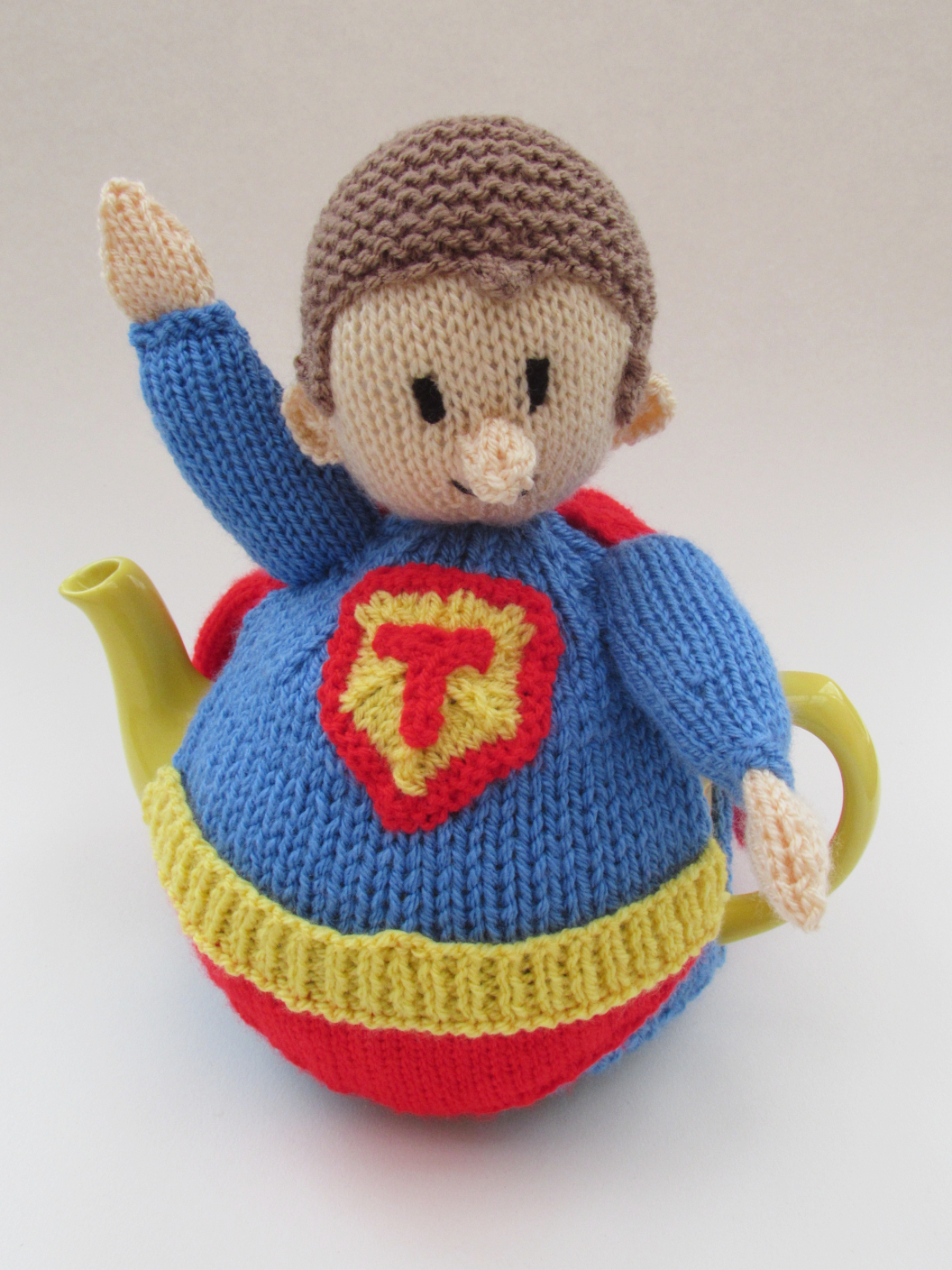 Superhero knitting pattern