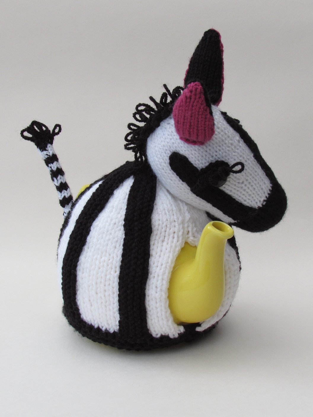 Zebra knitting pattern